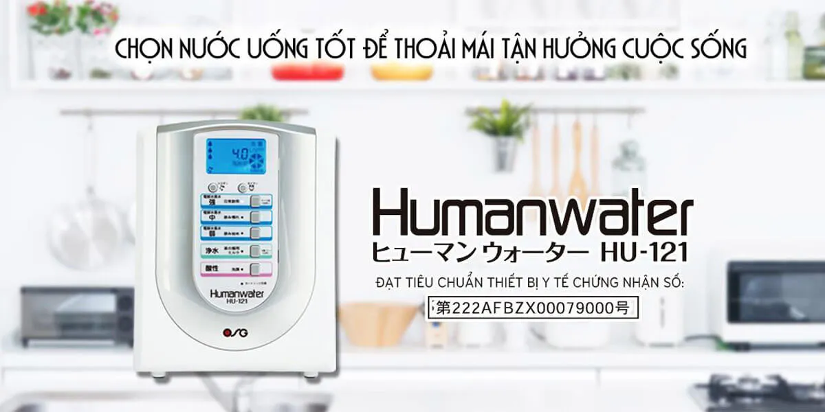 Máy lọc nước OSG Human Water HU-121 Giá tốt, trả góp 0% tại VITEKO